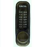 Lockey 1600DC Keyless Mechanical Digital Double Sided Spring Latch Door Lock Antique Brass